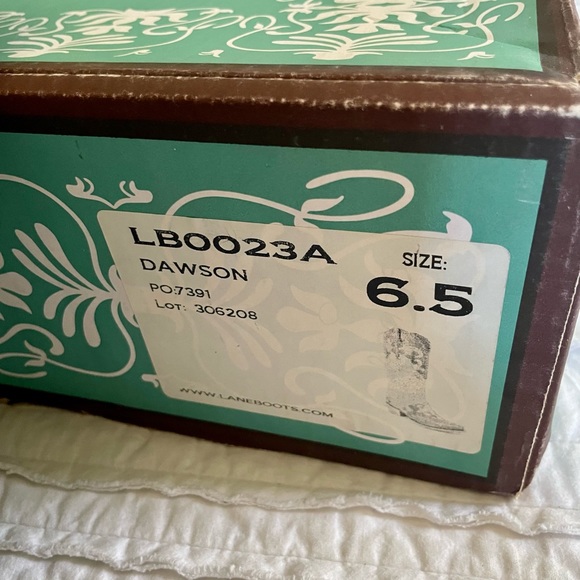 Lane “Dawson” boots in beautiful teal color size 6.5 - Picture 4 of 6